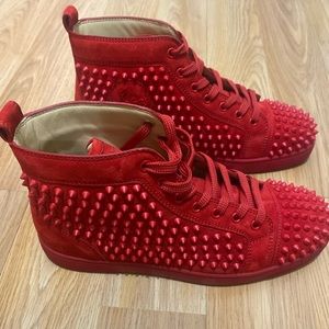 Christian Louboutin Louis Orlato Spikes Flat Loubi Size 41 $1295